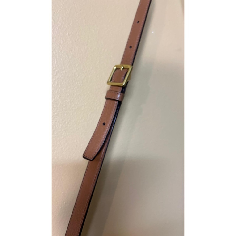 Vintage Coach Brown Pebbled Leather Convertible Hobo Crossbody Brass Hardware - Picture 5 of 13